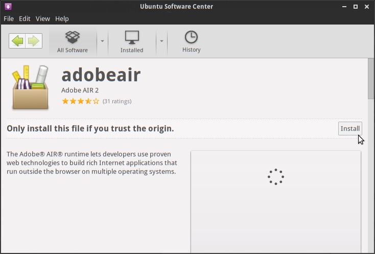 software-installation,adobe-air,ubuntu
