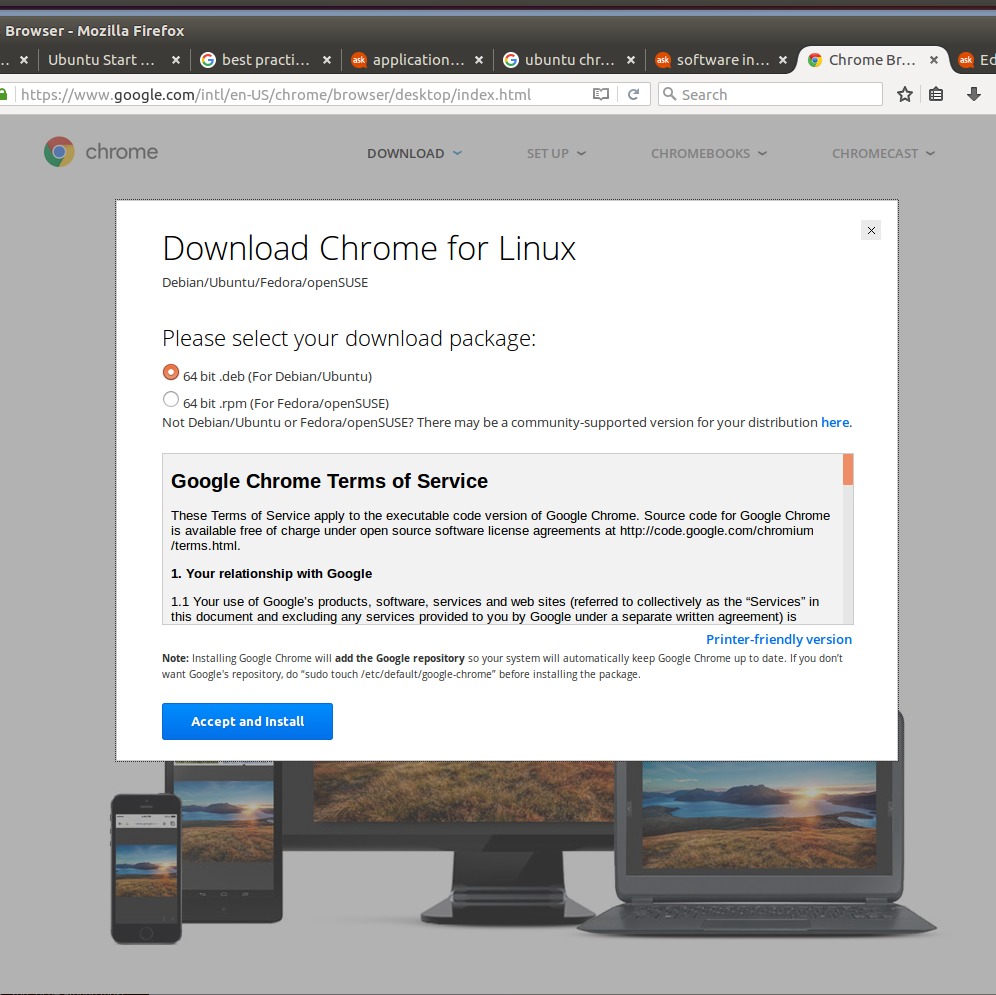 software-installation,google-chrome,ubuntu