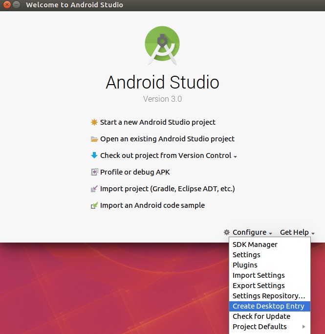 android-studio,ubuntu