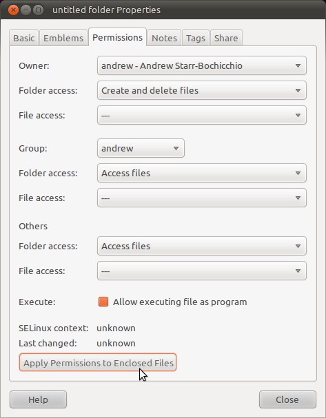 command-line,permissions,folder,ubuntu
