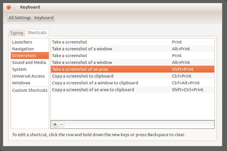 12.04,gnome,shortcut-keys,screenshot,ubuntu