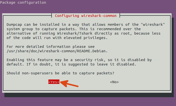 permissions,wireshark,ubuntu
