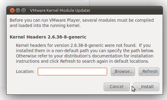 kernel,vmware-player,ubuntu