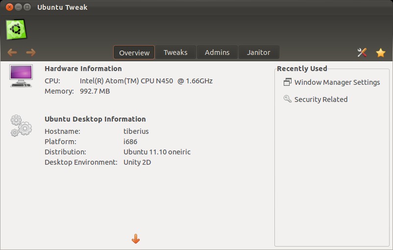 software-installation,ubuntu-tweak,ubuntu