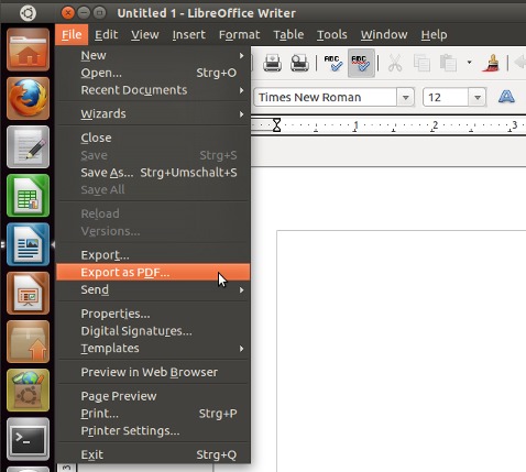 libreoffice,pdf,openoffice.org,ubuntu