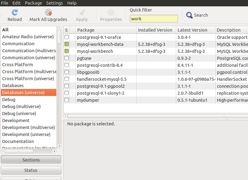 Install mysql workbench adn depent ubuntu changing password in thunderbird account