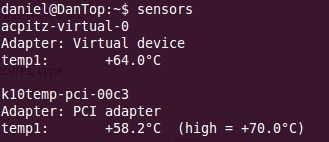 video,temperature,ubuntu
