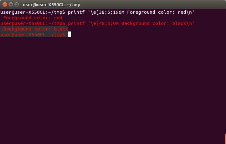 改变终端文本和背景的颜色 Ubuntu问答