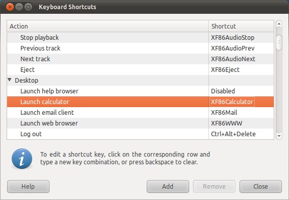 shortcut-keys,ubuntu