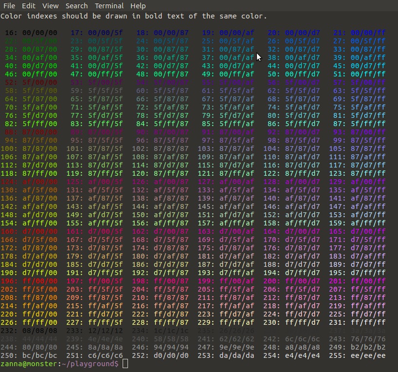command-line,colors,ubuntu