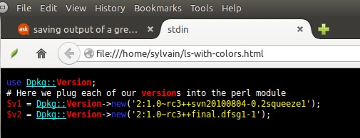 command-line,python,grep,colors,ansi,ubuntu