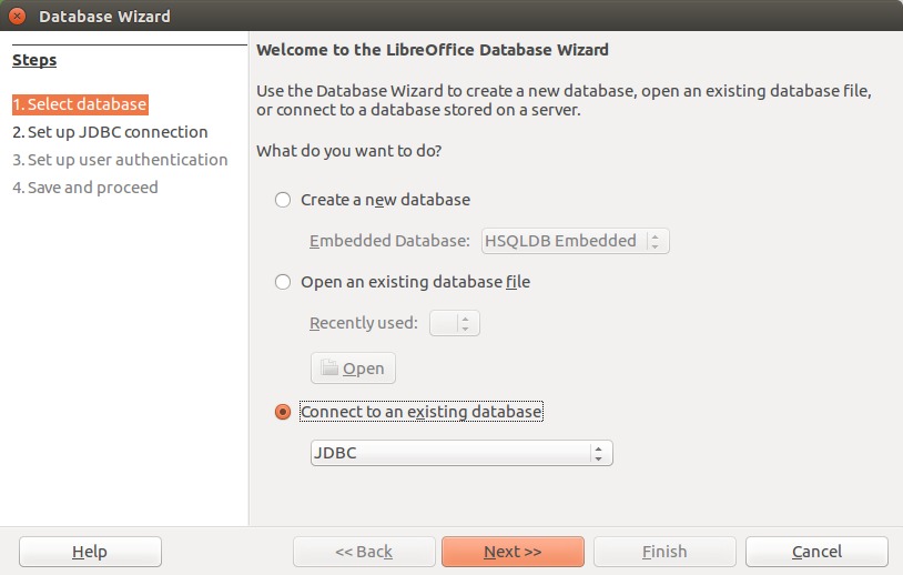 libreoffice,database,microsoft-office,ubuntu