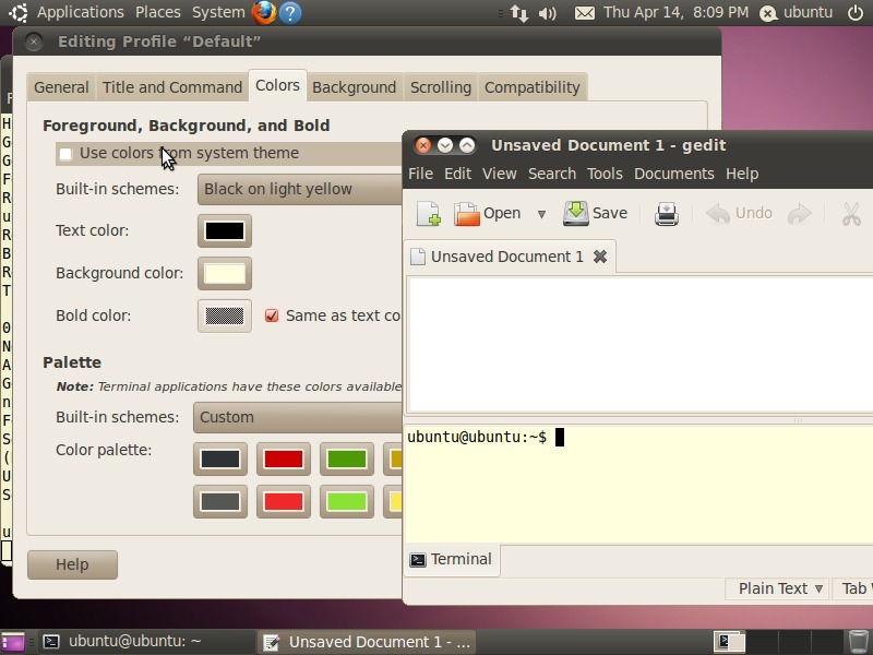 command-line,gedit,ubuntu
