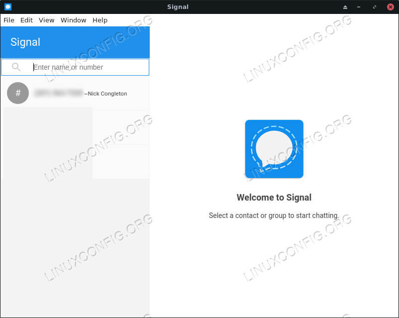 Signal Desktop App