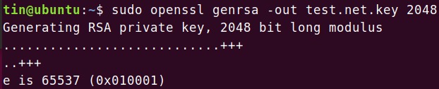 Generate new SSL/TLS key