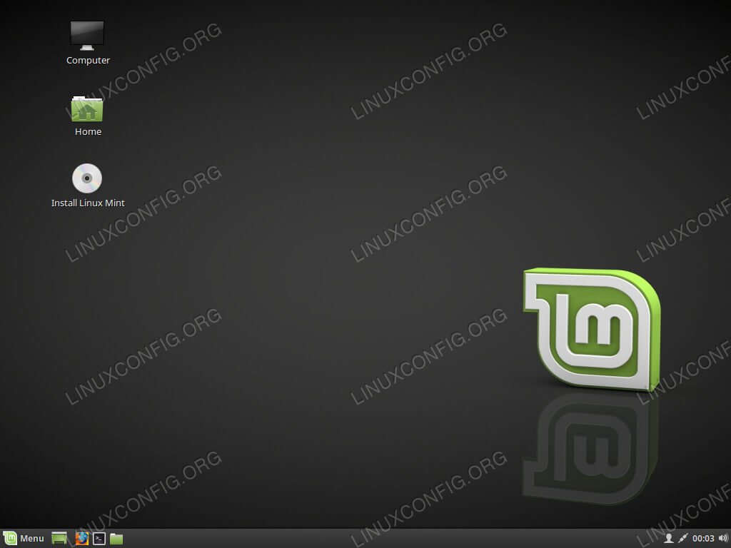 Linux Mint Cinnamon Desktop