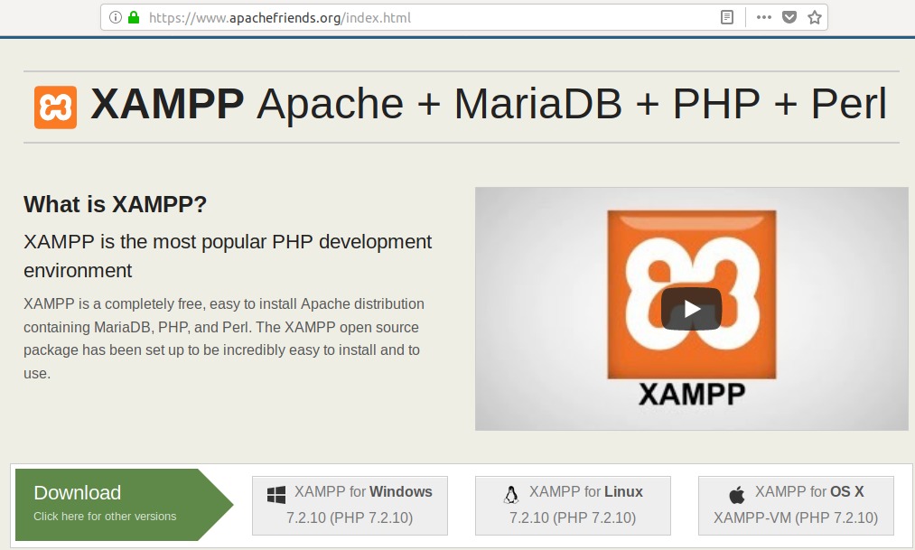 Download Xampp