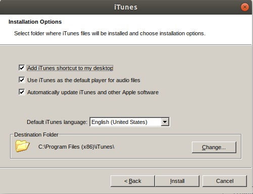 Run the iTunes Installer