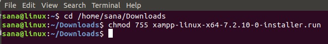 Make XAMPP installer executable