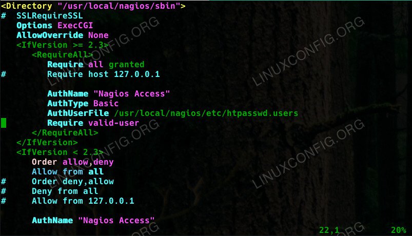 Nagios Apache Configuration On Ubuntu 18.04