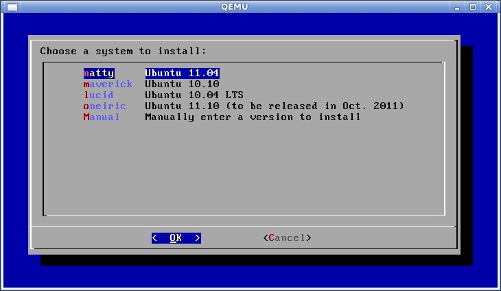 netboot cd and ubuntu linux installation