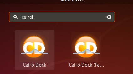 Launch Cairo Dock
