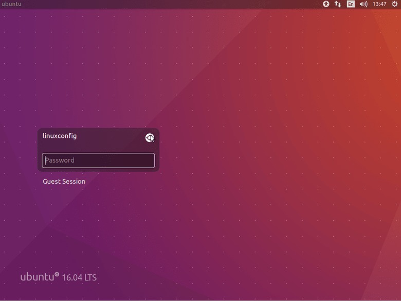 Ubuntu 16.04 select KODI session