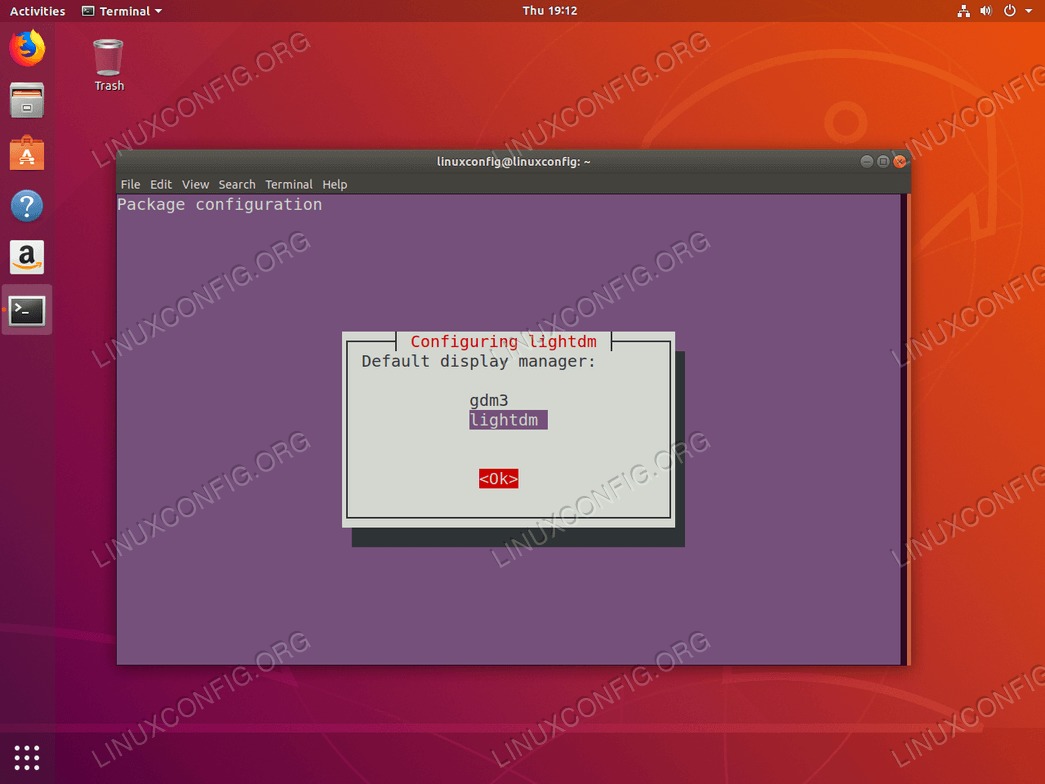 Select display manager for kylin ubuntu desktop