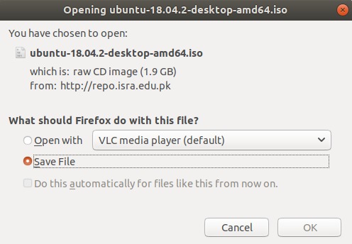 Download Ubuntu ISO File