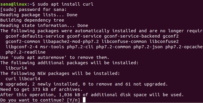 Install Curl