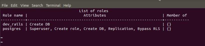 List roles in PostgreSQL