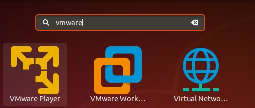 Start VMWare from Desktop