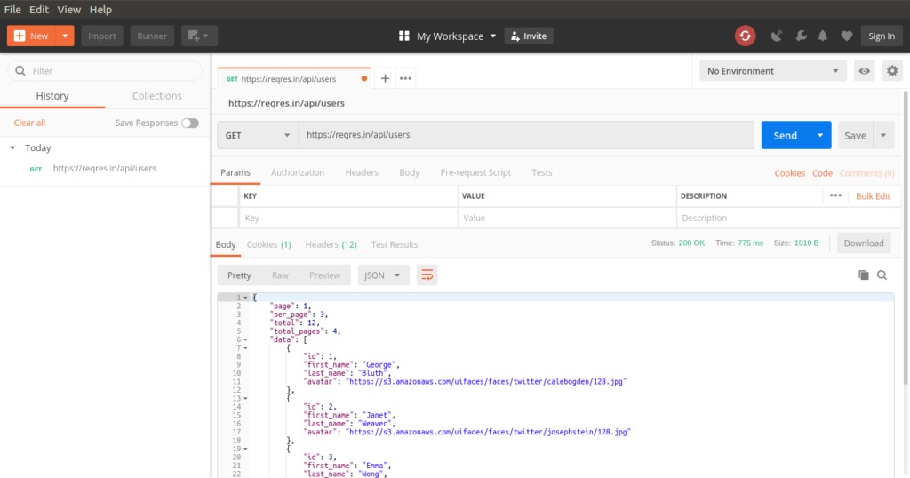 Send a GET Request with Postman