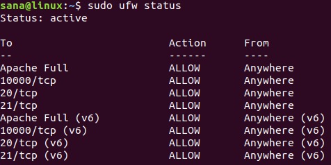 Check Firewall status