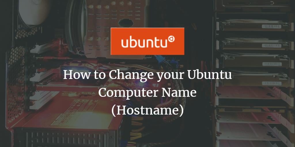Change Ubuntu Hostname