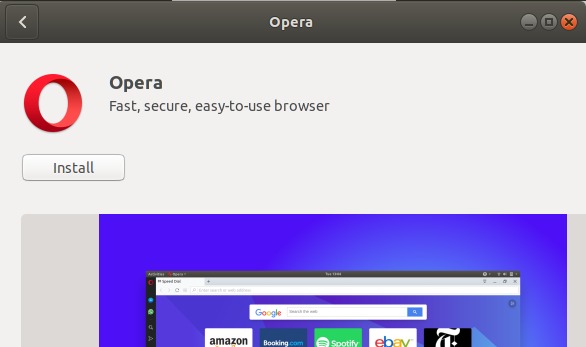 Opera GUI installer