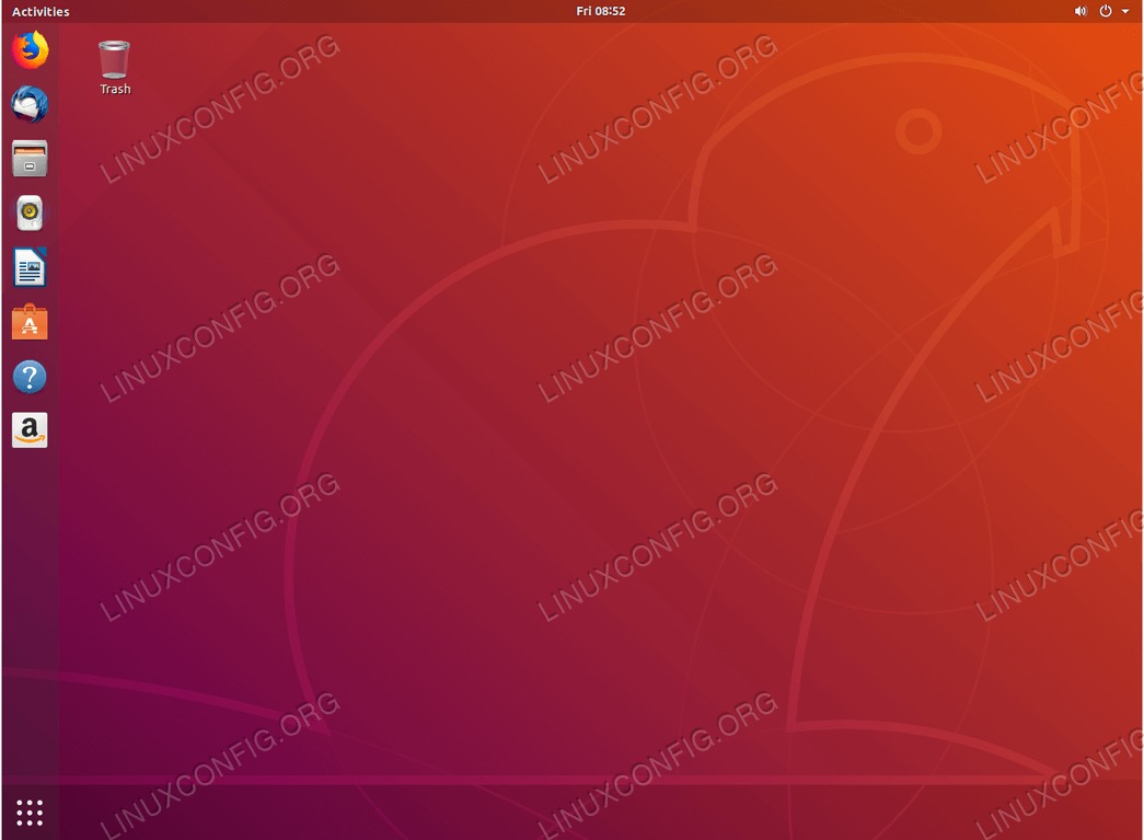 Full Gnome Desktop - Ubuntu 18.04