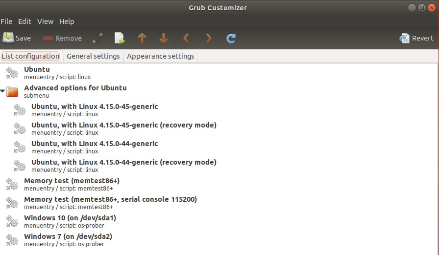 Customize Grub Configuration with Grub Customizer