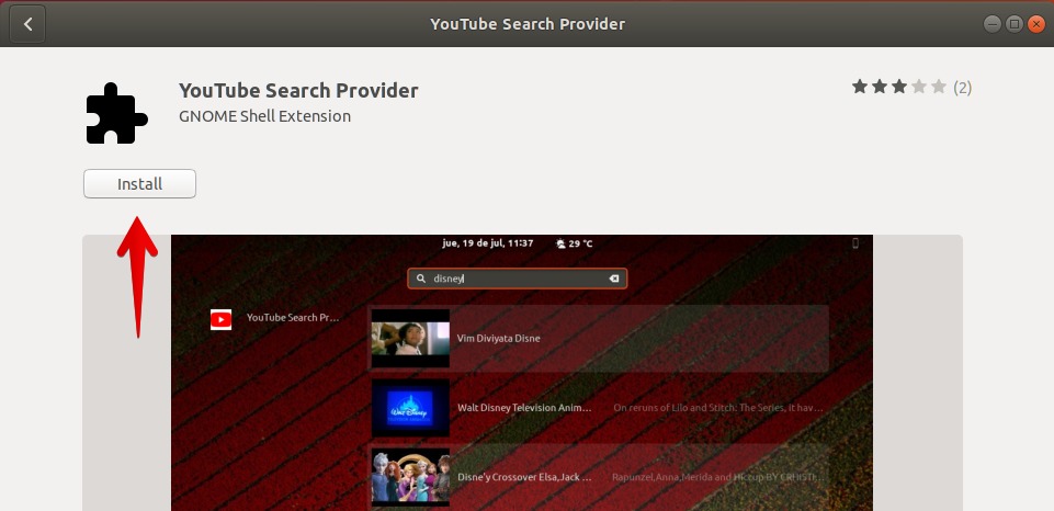 youtube search provider