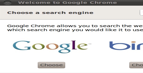 Select your default search for you Google Chrome browser
