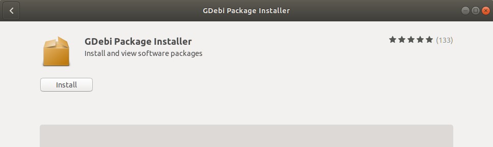 Install GDebi