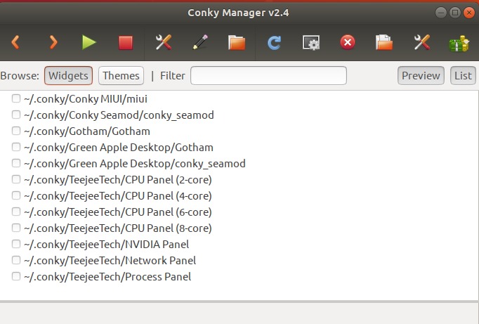 Conky Manager