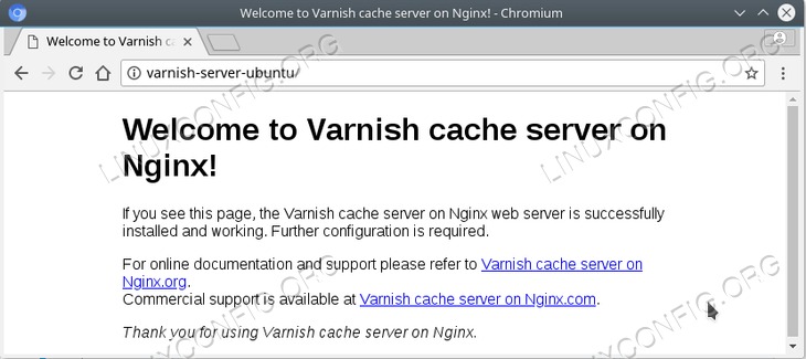 How to install Varnish cache server with Nginx on Ubuntu 18.04 Bionic Beaver Linux