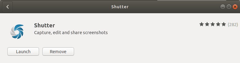 Uninstalling Shutter