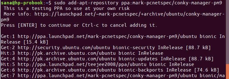 Add Ubuntu ppa repository