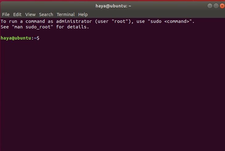 Open Ubuntu Console