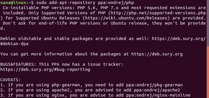 Add Ondrej Ubuntu Repository