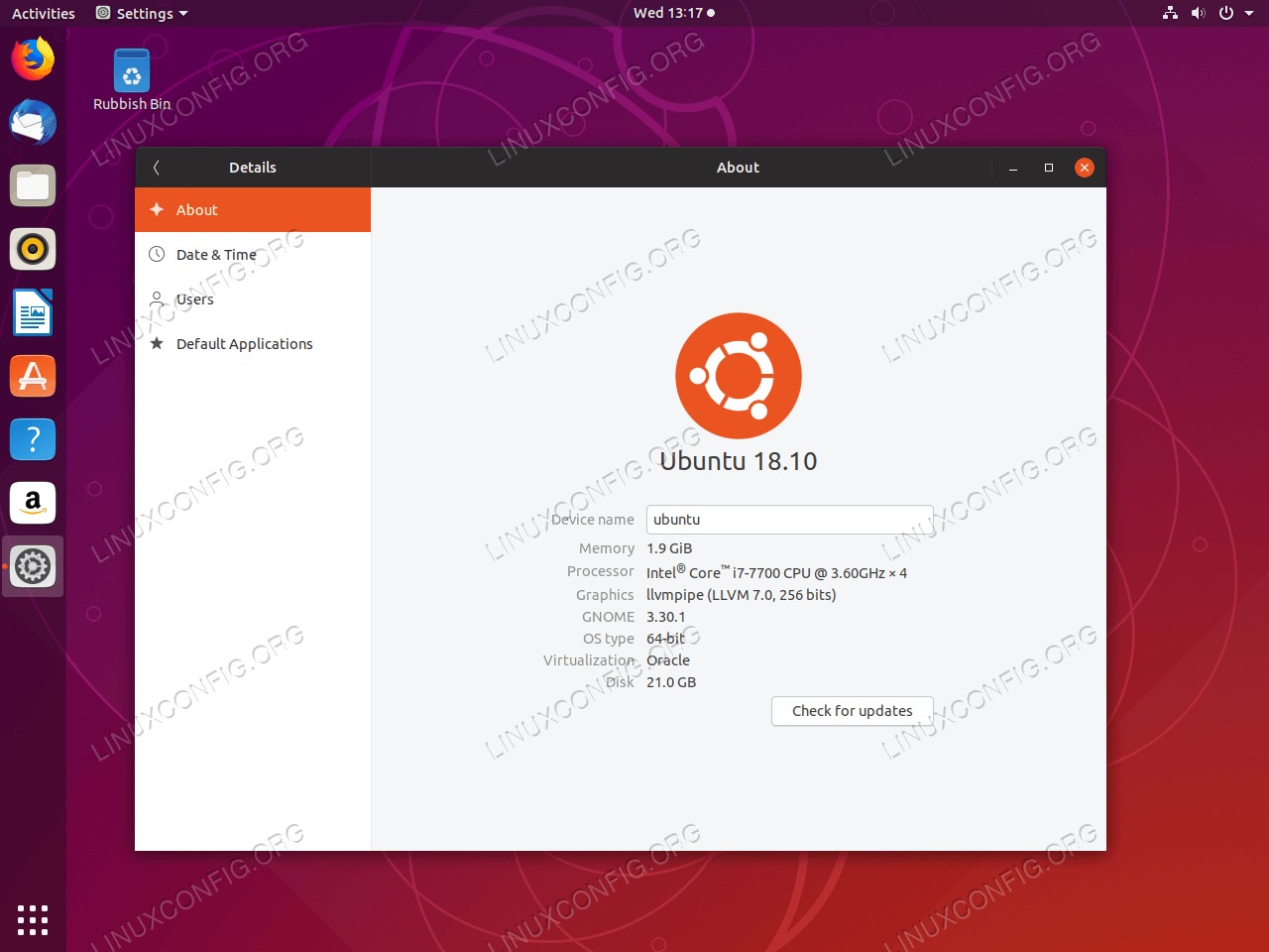Your Ubuntu 18.04 is now upgraded to Ubuntu 18.10 Cosmic Cuttlefish