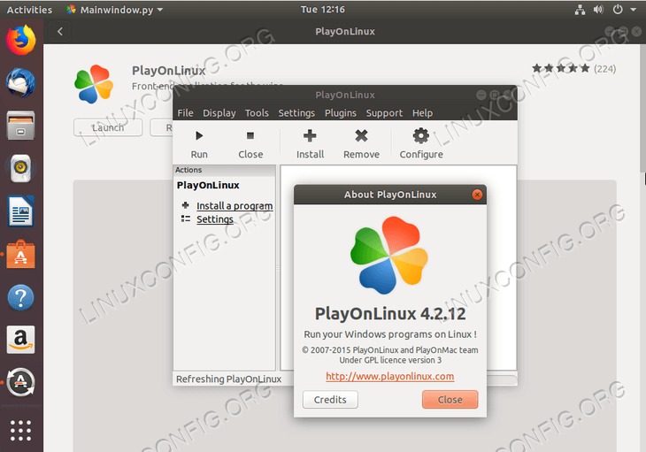 PlayOnLinux on Ubuntu 18.04
