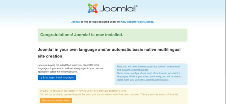 joomla-installed